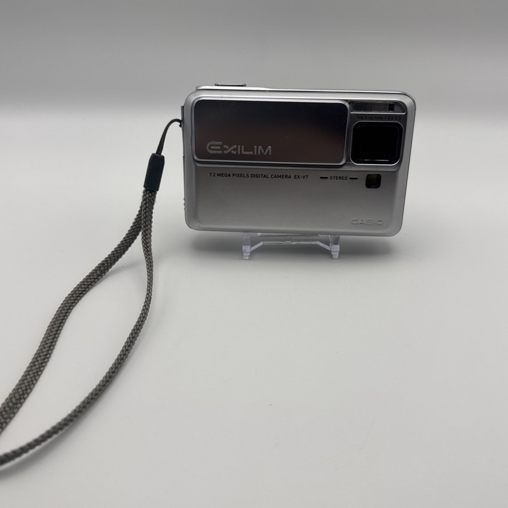 Casio Exilim EX-V7 7.2 MP Point & Shoot Digital Camera - Stabilizer Error Code - Picture 3 of 8